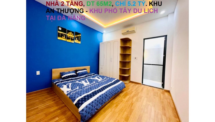 Bán nhà khu phố An Thượng. DT 65m2, 2 Tầng, KD. Chỉ nhỉnh 5 tỷ